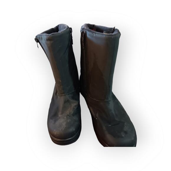 Totes double zipper all weather boots size 8 - Picture 4 of 7